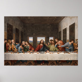 Póster "La Última Cena" – Versión Mejorada