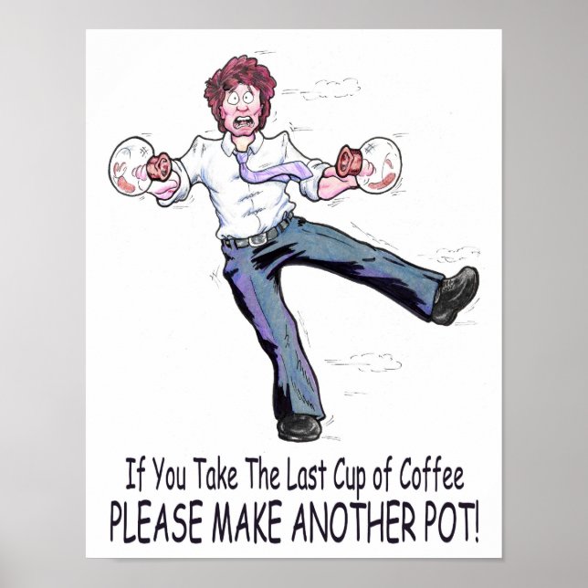 Póster La última copa de café (Frente)