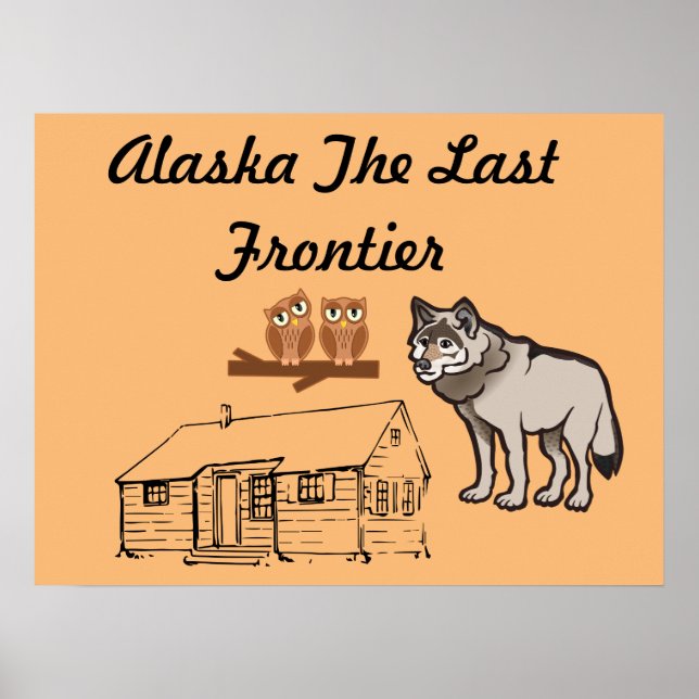 Póster La última frontera de Alaska (Frente)