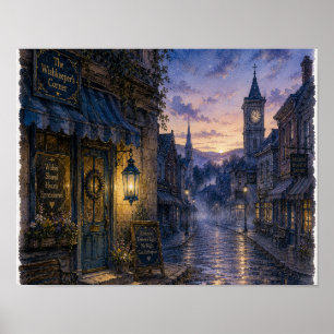 Póster La última linterna antes del amanecer, Placa RH-WC