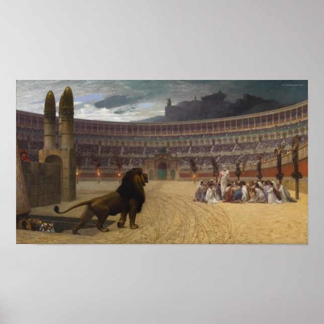 Póster La última oración de los mártires cristianos (Frente)