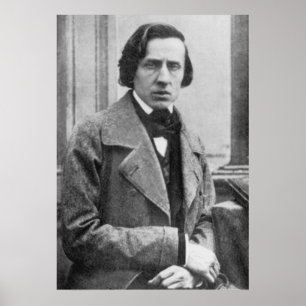 Póster La única fotografía sabida de Federico Chopin