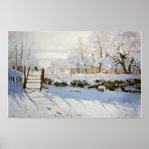 Póster La Urraca (1868–1869) Claude Monet