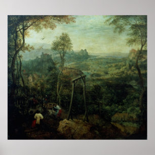 Póster La urraca en la horca, 1568