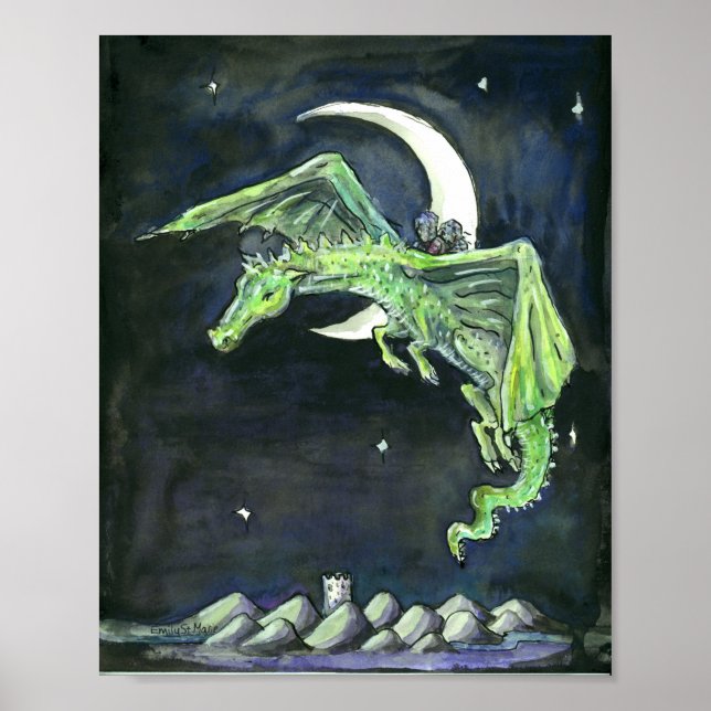 Póster La varita de la glicinia - Imprimir (Frente)