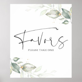 Póster La vegetación acuática y las hojas de oro favorece