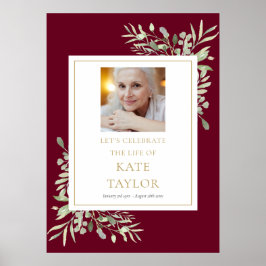 Póster La vegetación borgoñesa foto celebración del Rótul