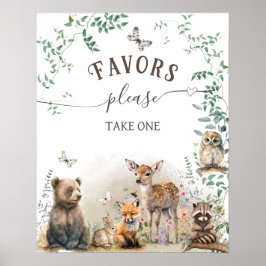 Póster La vegetación de los bosques de bosque de bosques