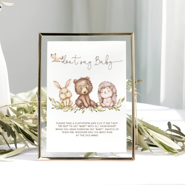 Póster La vegetación de Woodland no dice Poster de juegos (Subido por el creador)