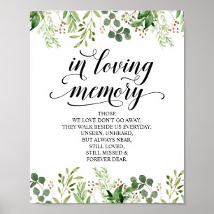Póster La vegetación en el Rótulo conmemorativo de la mem