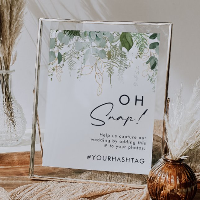 Póster La vegetación y la hoja de oro Oh Poster de etique (Subido por el creador)