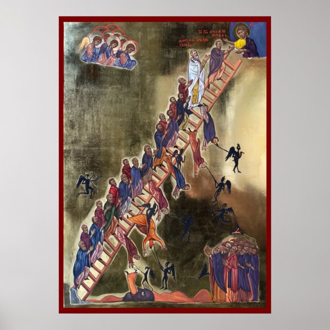 Póster La vejiga del ícono del ascenso divino (Frente)