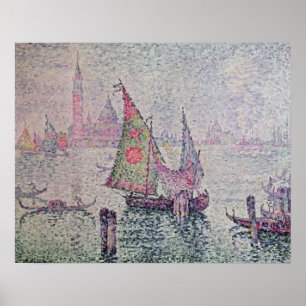 Póster La vela verde, Venecia, 1904