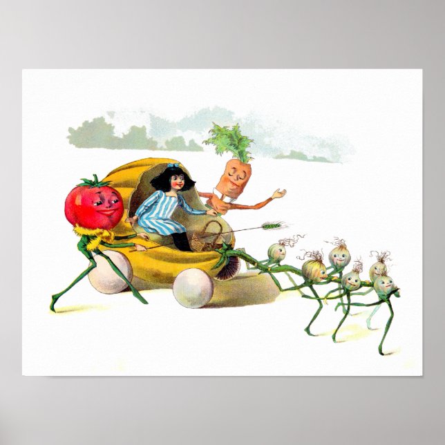 Póster La Venganza de los Vegetales (Frente)