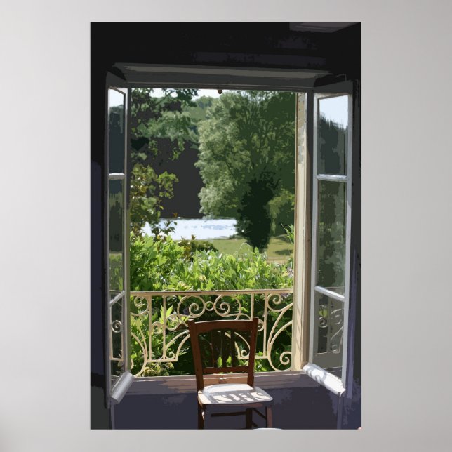 PÓSTER LA VENTANA DEL DORMITORIO (Frente)