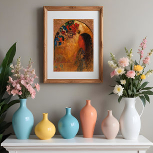 Póster La ventana gótica, Odillon Redon