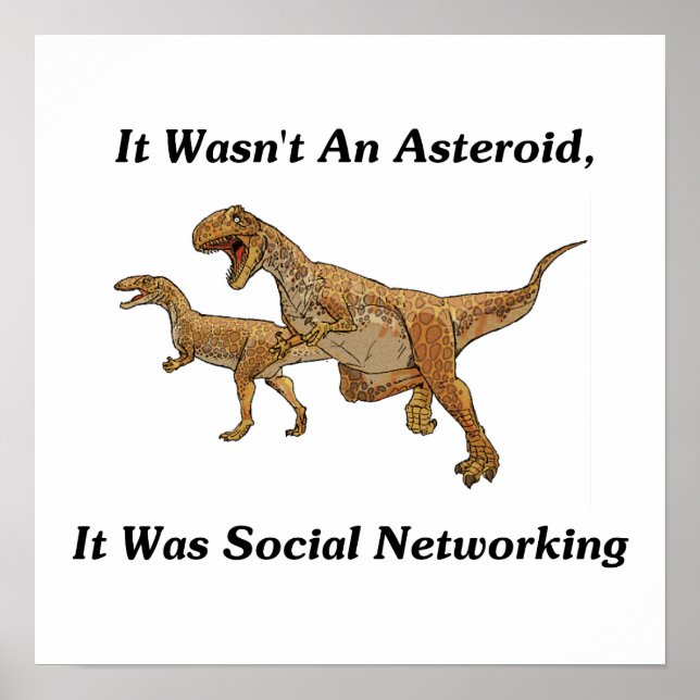 Póster La verdadera causa de la extinción de dinosaurios (Frente)