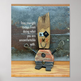 Póster La verdadera fuerza es incómoda
