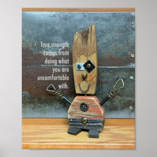 Póster La verdadera fuerza es incómoda