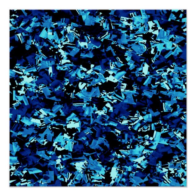 Póster La verdadera locura azul... (Anverso)