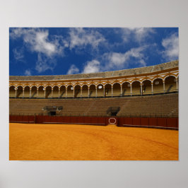 Póster La verdadera plaza de toros España-Sevilla