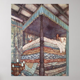 Póster La verdadera princesa de Edmund Dulac