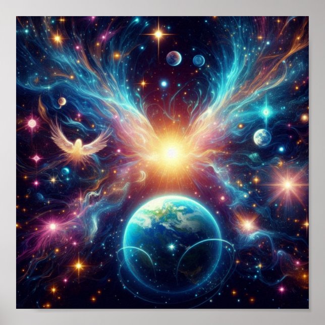 Póster La vibración del universo (Frente)