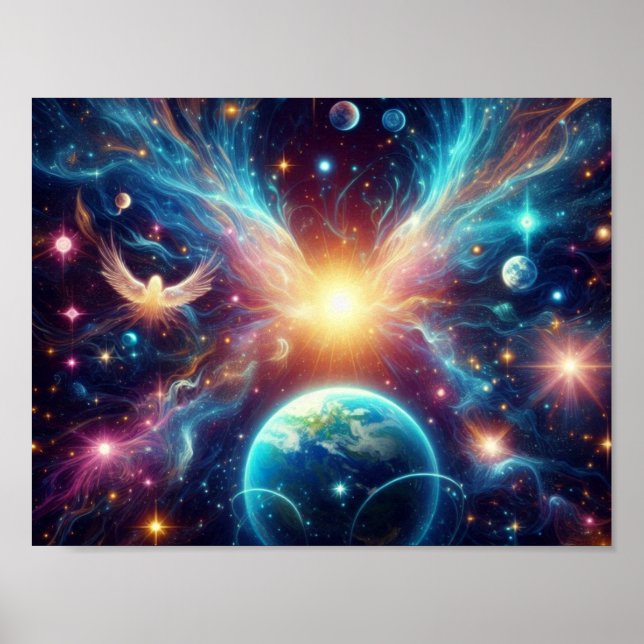 Póster La vibración del Universo (Frente)