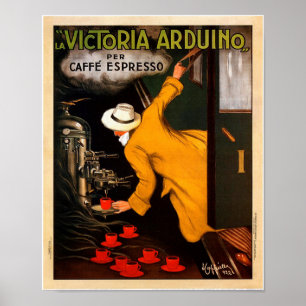 Póster La Victoria Arduino Caffe Expresso Italia - Anunci