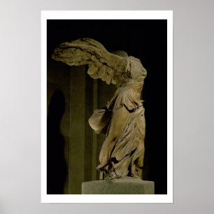 Póster La victoria de Samothrace (mármol de Parian)
