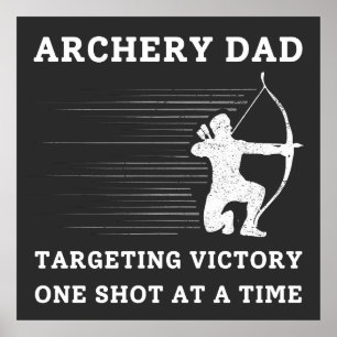 Póster La victoria en la mira   Archery Dad
