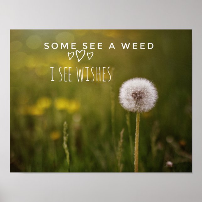 Póster La vida a través de un Poster de lentes positivo (Frente)