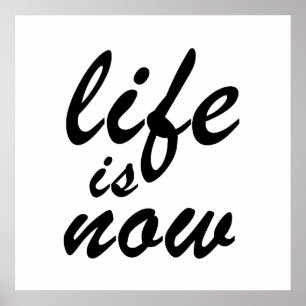 Póster La vida ahora