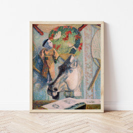Póster La vida con la cabeza del caballo | Paul Gauguin