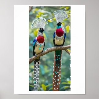 Póster La vida de las aves disfruta de la impresión, el p