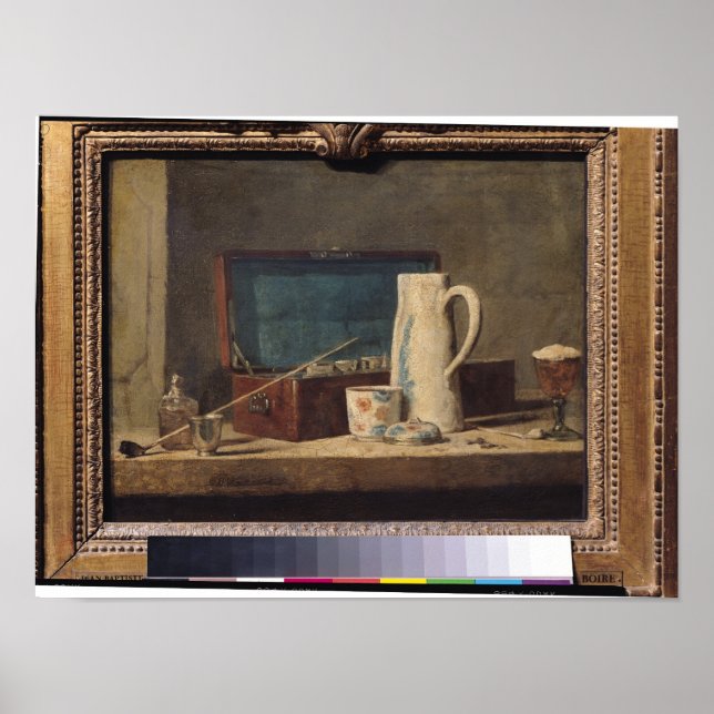 Póster La vida de las tuberías y un vaso de agua potable (Frente)