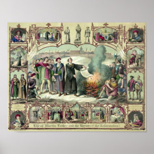 Póster La vida de Martin Luther
