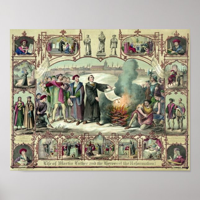 Póster La vida de Martin Luther (Frente)