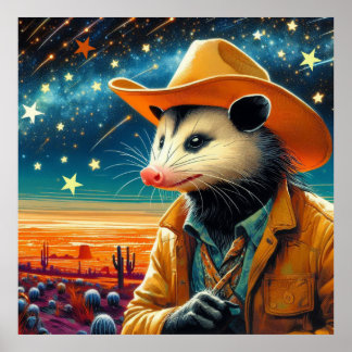 PÓSTER LA VIDA DE OPOSSUM EN EL DESIERTO LLANTA 2