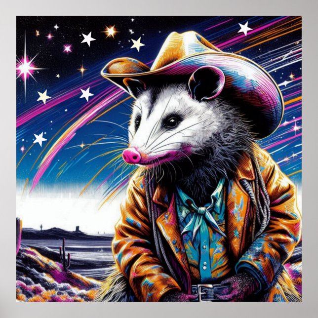 PÓSTER LA VIDA DE OPOSSUM EN EL DESIERTO PLANTEA 3 (Frente)