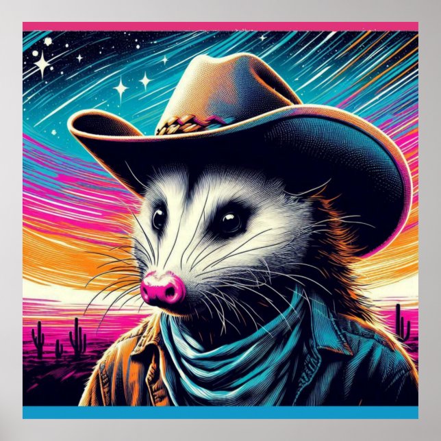 PÓSTER LA VIDA DE OPOSSUM EN EL DESIERTO PLANTEA 4 (Frente)