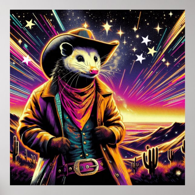 PÓSTER LA VIDA DE OPOSSUM EN EL DESIERTO PLANTEA 6 (Frente)