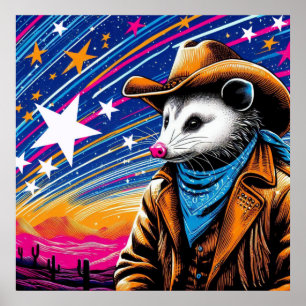 PÓSTER LA VIDA DE OPOSSUM EN LOS LLANES DE DESIERTO 5