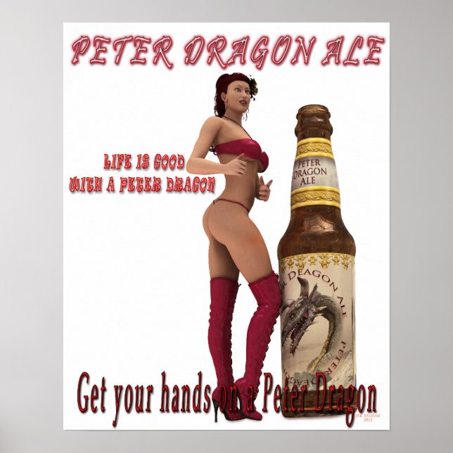 Póster La vida de Peter Dragon Ale es buena (Frente)