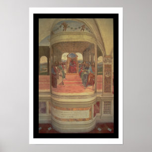 Póster La vida de San Benito (fresco) (detalle)