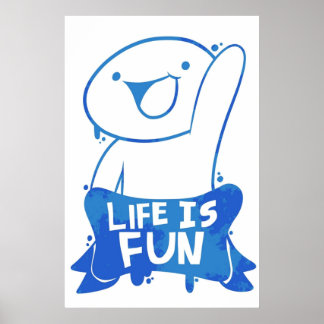 Póster La vida de The Odd1sOut es graffiti divertido