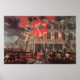 Póster La vida de un bombero, un veterano bombero