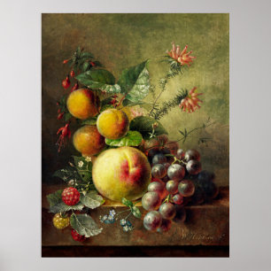Póster La vida de una fruta de Hekking