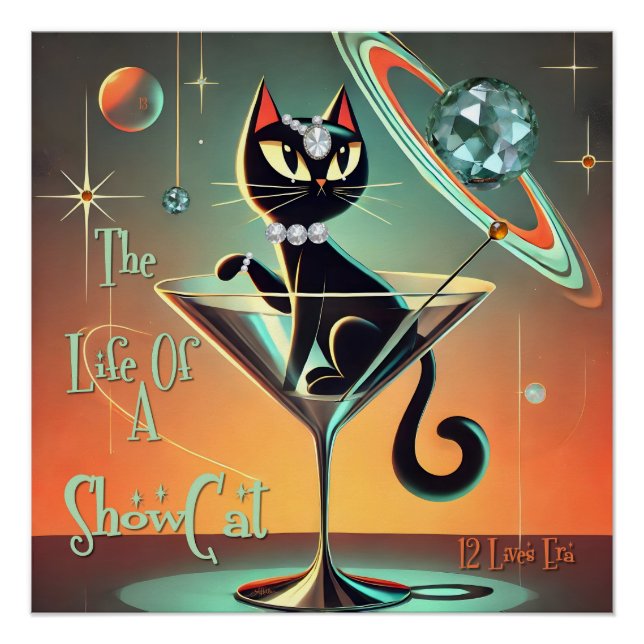 Póster La Vida De Una Gata Vedette (Anverso)