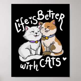 Póster La vida del amante del gato de San Valentín es mej